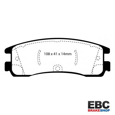 EBC Greenstuff Brake Pads DP21122