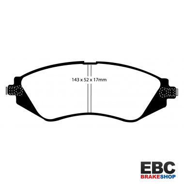 EBC Greenstuff Brake Pads DP21196