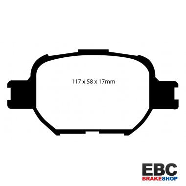 EBC Greenstuff Brake Pads DP21325