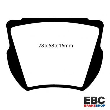 EBC Greenstuff Brake Pads DP2134