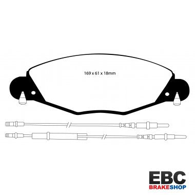 EBC Greenstuff Brake Pads DP21372