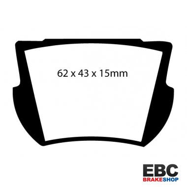 EBC Greenstuff Brake Pads DP2145