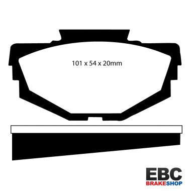 EBC Greenstuff Brake Pads DP2155