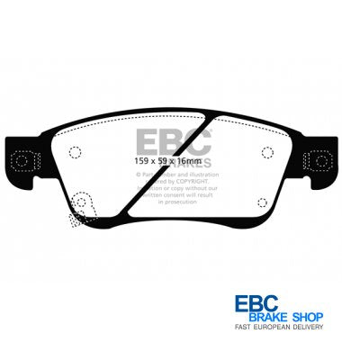 EBC Greenstuff Brake Pads DP21807