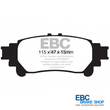 EBC Greenstuff Brake Pads DP21850