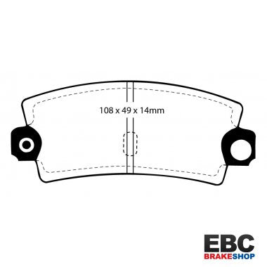 EBC Greenstuff Brake Pads DP2189