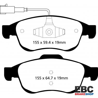 EBC Greenstuff Brake Pads DP22078