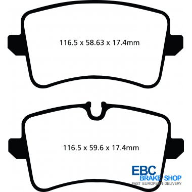 EBC Greenstuff Brake Pads DP22082