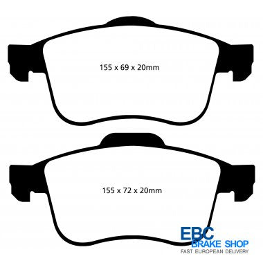 EBC Greenstuff Brake Pads DP22090