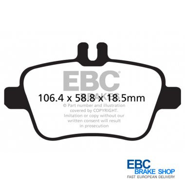 EBC Greenstuff Brake Pads DP22157