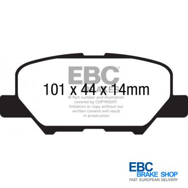 EBC Greenstuff Brake Pads DP22171