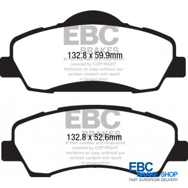 EBC Greenstuff Brake Pads DP22177