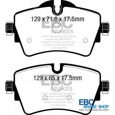 EBC Greenstuff Brake Pads DP22227