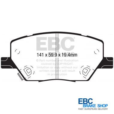 EBC Greenstuff Brake Pads DP22239