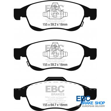 EBC Greenstuff Brake Pads DP22247