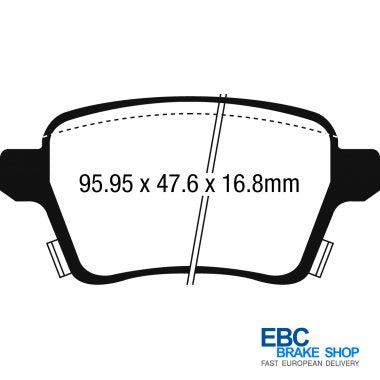 EBC Greenstuff Brake Pads DP22250