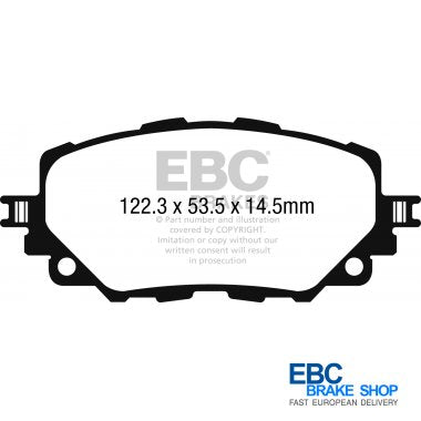 EBC Greenstuff Brake Pads DP22263