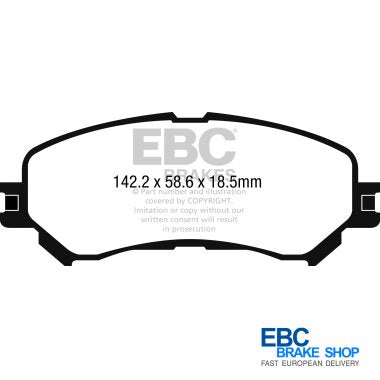 EBC Greenstuff Brake Pads DP22272