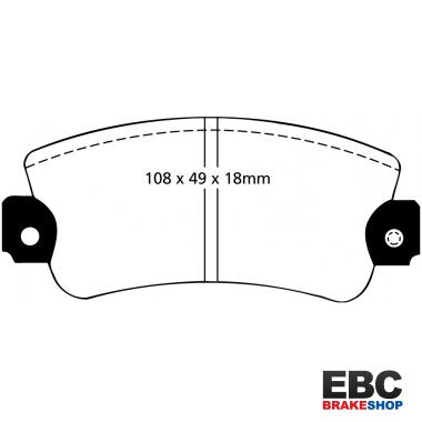 EBC Greenstuff Brake Pads DP2485