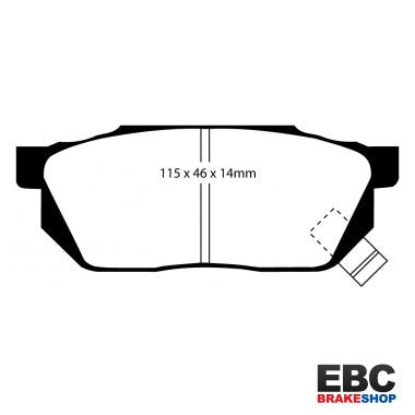 EBC Greenstuff Brake Pads DP2570