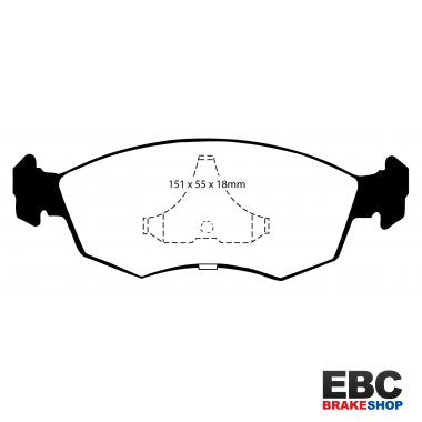 EBC Greenstuff Brake Pads DP2605/2