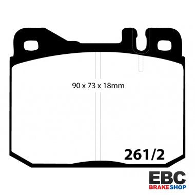 EBC Ultimax Brake Pads DP261/2