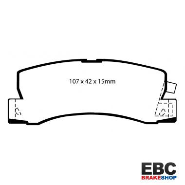 EBC Greenstuff Brake Pads DP2628