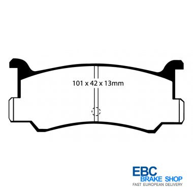 EBC Greenstuff Brake Pads DP2673