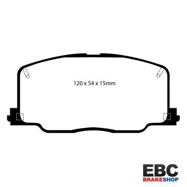 EBC Greenstuff Brake Pads DP2725