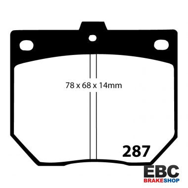 EBC Ultimax Brake Pads DP287