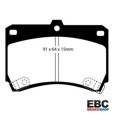 EBC Greenstuff Brake Pads DP2884