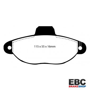 EBC Greenstuff Brake Pads DP2945/2