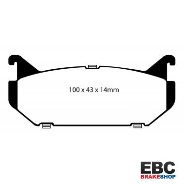 EBC Greenstuff Brake Pads DP2972