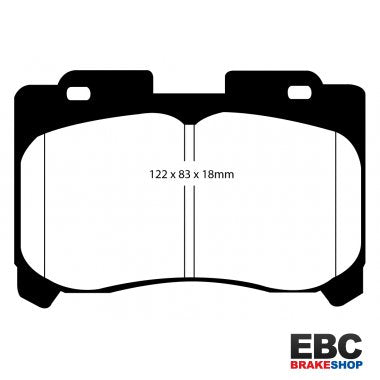 EBC Redstuff Brake Pads DP31004C