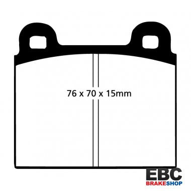 EBC Redstuff Brake Pads DP3103C