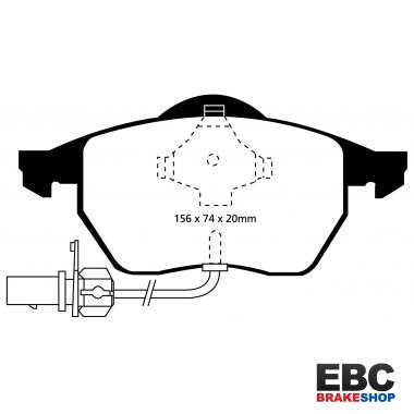 EBC Redstuff Brake Pads DP31114C