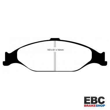 EBC Redstuff Brake Pads DP31242C