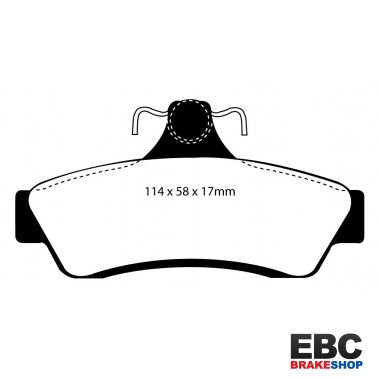 EBC Redstuff Brake Pads DP31506C