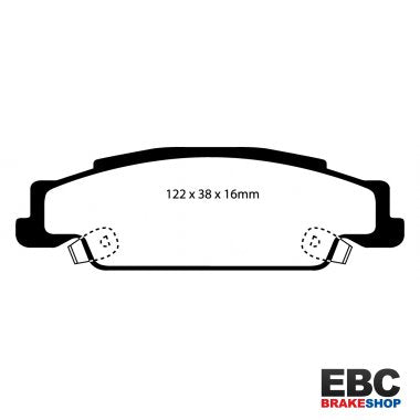 EBC Redstuff Brake Pads DP31646C