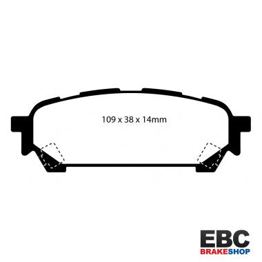 EBC Redstuff Brake Pads DP31687C