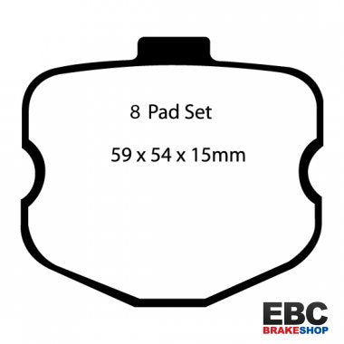 EBC Redstuff Brake Pads DP31771/2C