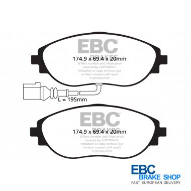 EBC Redstuff Brake Pads DP32127C