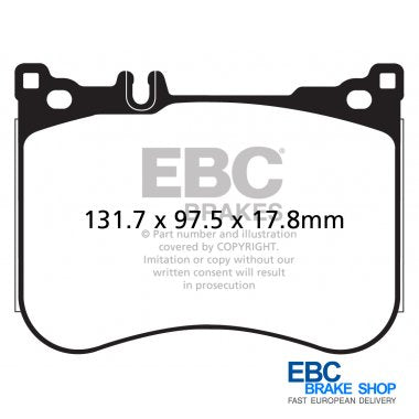 EBC Redstuff Brake Pads DP32178C