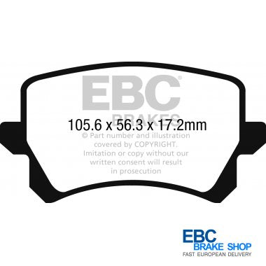 EBC Redstuff Brake Pads DP32278C