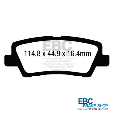 EBC Redstuff Brake Pads DP33012C