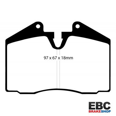 EBC Redstuff Brake Pads DP3612C