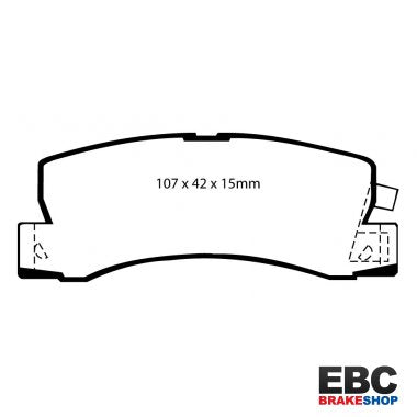 EBC Redstuff Brake Pads DP3628C