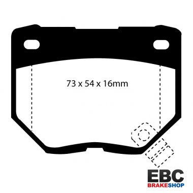 EBC Redstuff Brake Pads DP3826C