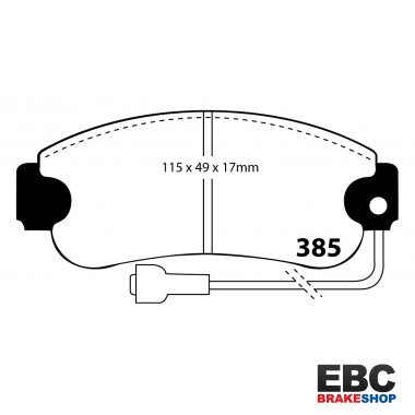 EBC Ultimax Brake Pads DP385