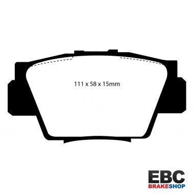 EBC Redstuff Brake Pads DP3873C